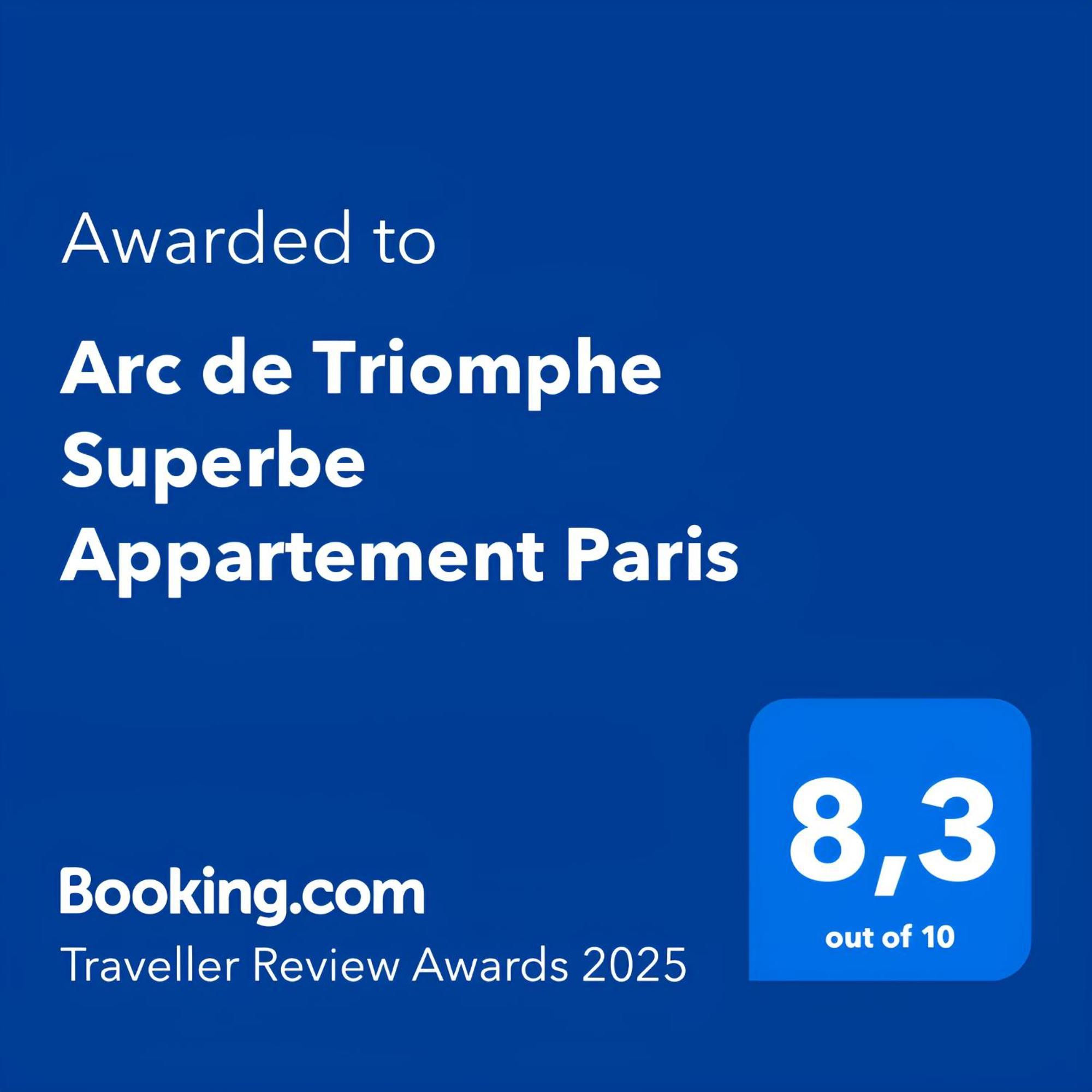 Arc De Triomphe Superbe Appartement Paris Free Netflix Exterior photo